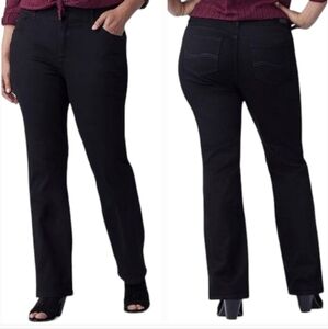 Lee Riders Mid-Rise Bootcut Jean in Black Size 26W